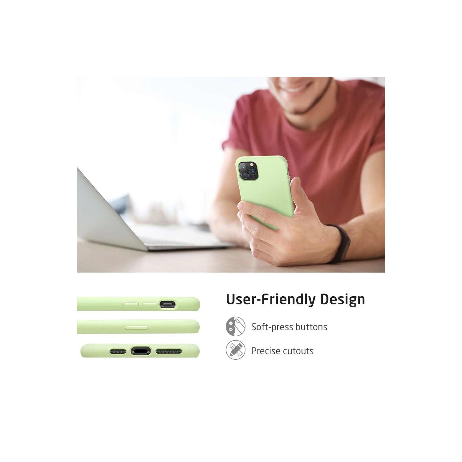 Case - ESR Yippee for iPhone 11 PRO MAX - Matcha Green, 3C01192530301 