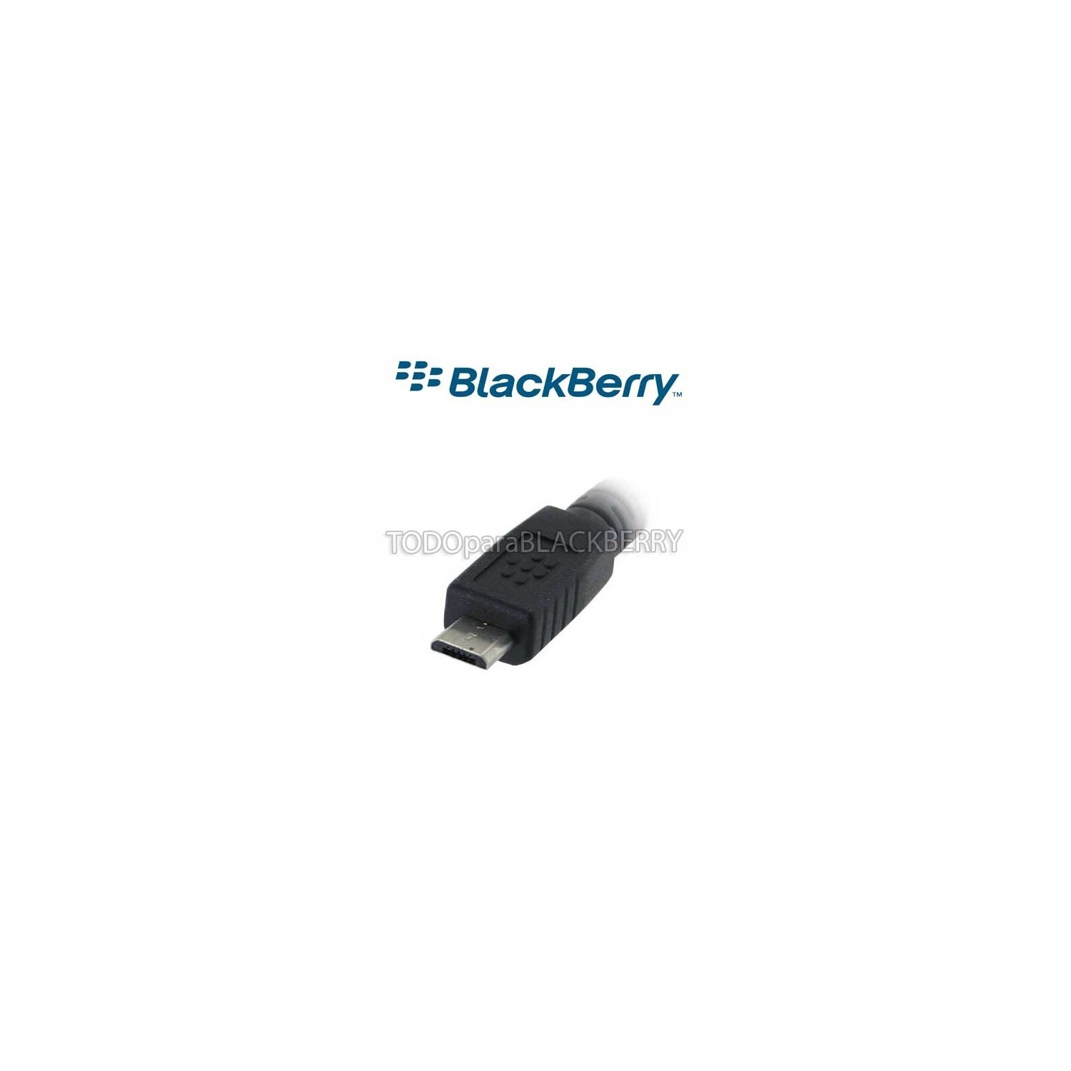 Cable Adaptador Mini USB a Micro USB Original Blackberry, ASY-18686-00