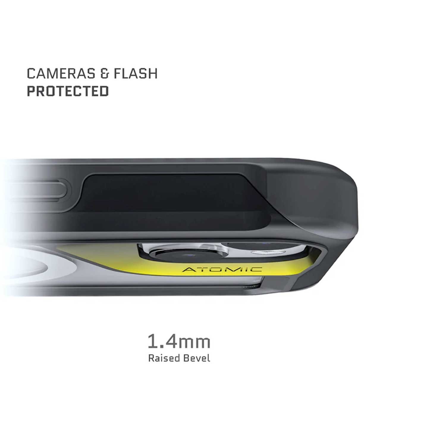 Case - Ghostek Atomic Slim for iPhone 13 Black, GHOCAS2846