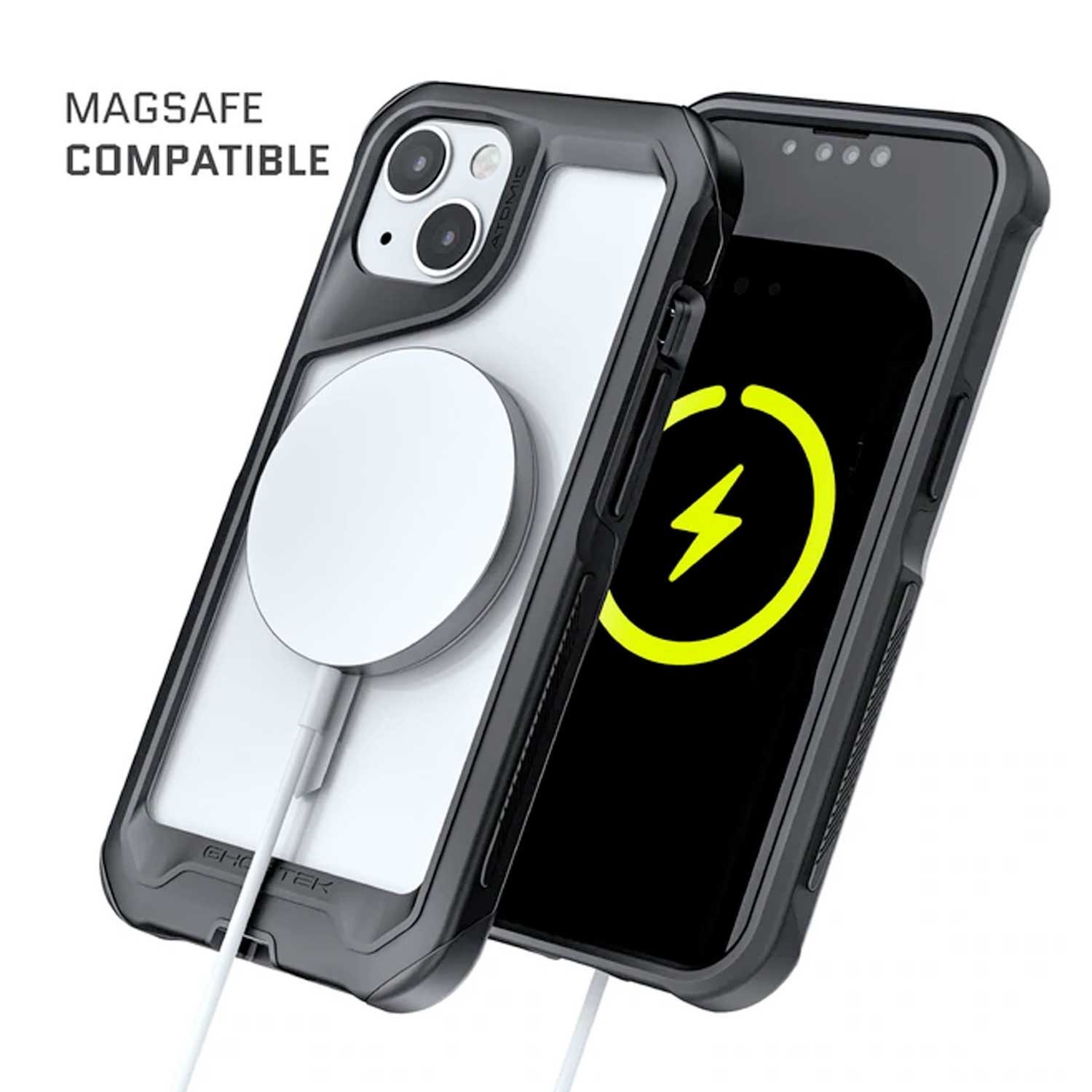 Case - Ghostek Atomic Slim for iPhone 13 Black, GHOCAS2846