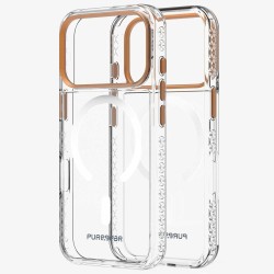 . Funda PUREGEAR Slimshell Plus Mag para iPhone 17 PRO MAX Transp Naranja
