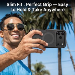 . Funda MYBAT Maverick Rogue para iPhone 17 PRO MAX - Negra